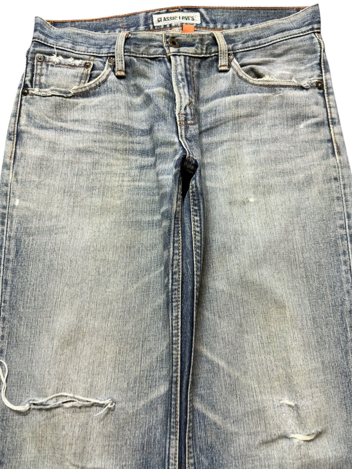 Levi's Vintage Clothing Vintage Levi’s 502 Faded Ripped Distressed Denim Size US 30 / EU 46 - 2 Thumbnail