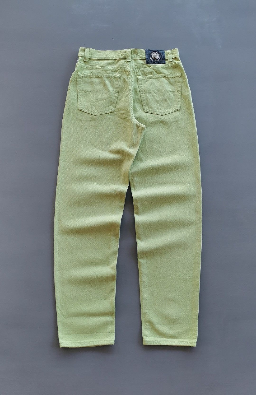 Versace Apple Green Vintage Versace Jeans Couture Size US 32 / EU 48 - 5 Thumbnail