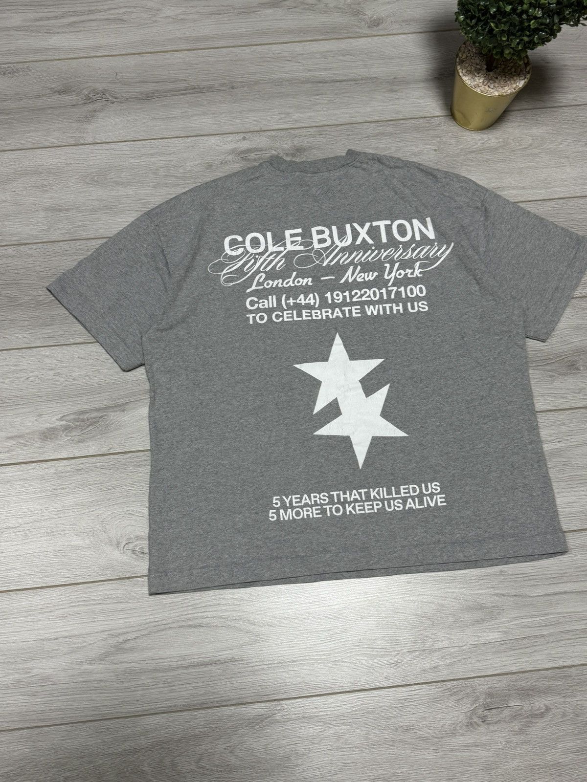 Cole Buxton Cole Buxton stars pocket tee shirt 5 years that killed Size US XL / EU 56 / 4 - 4 Thumbnail