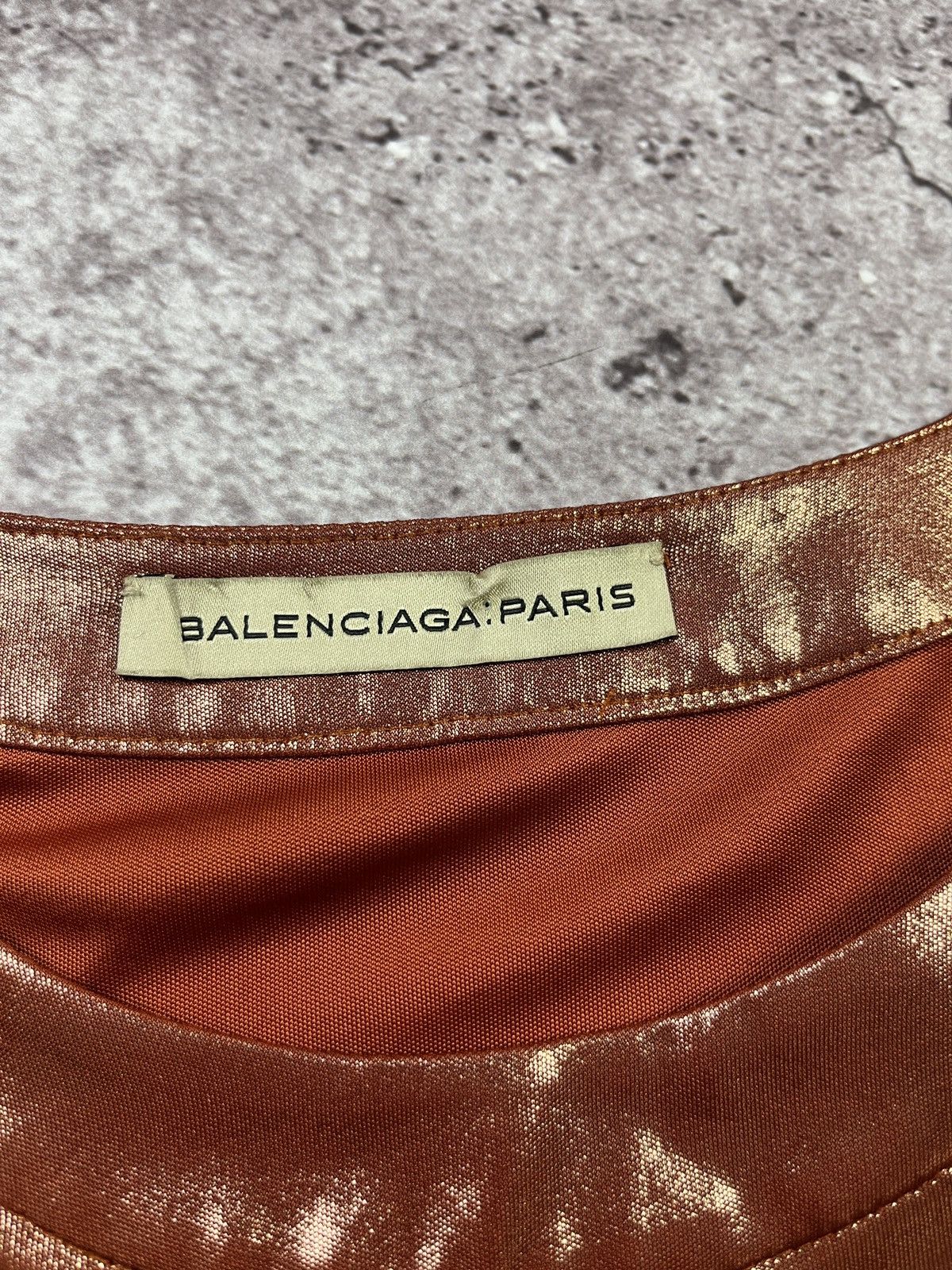 Balenciaga Balenciaga Paris Metallic Copper Top Size S / US 4 / IT 40 - 10 Thumbnail