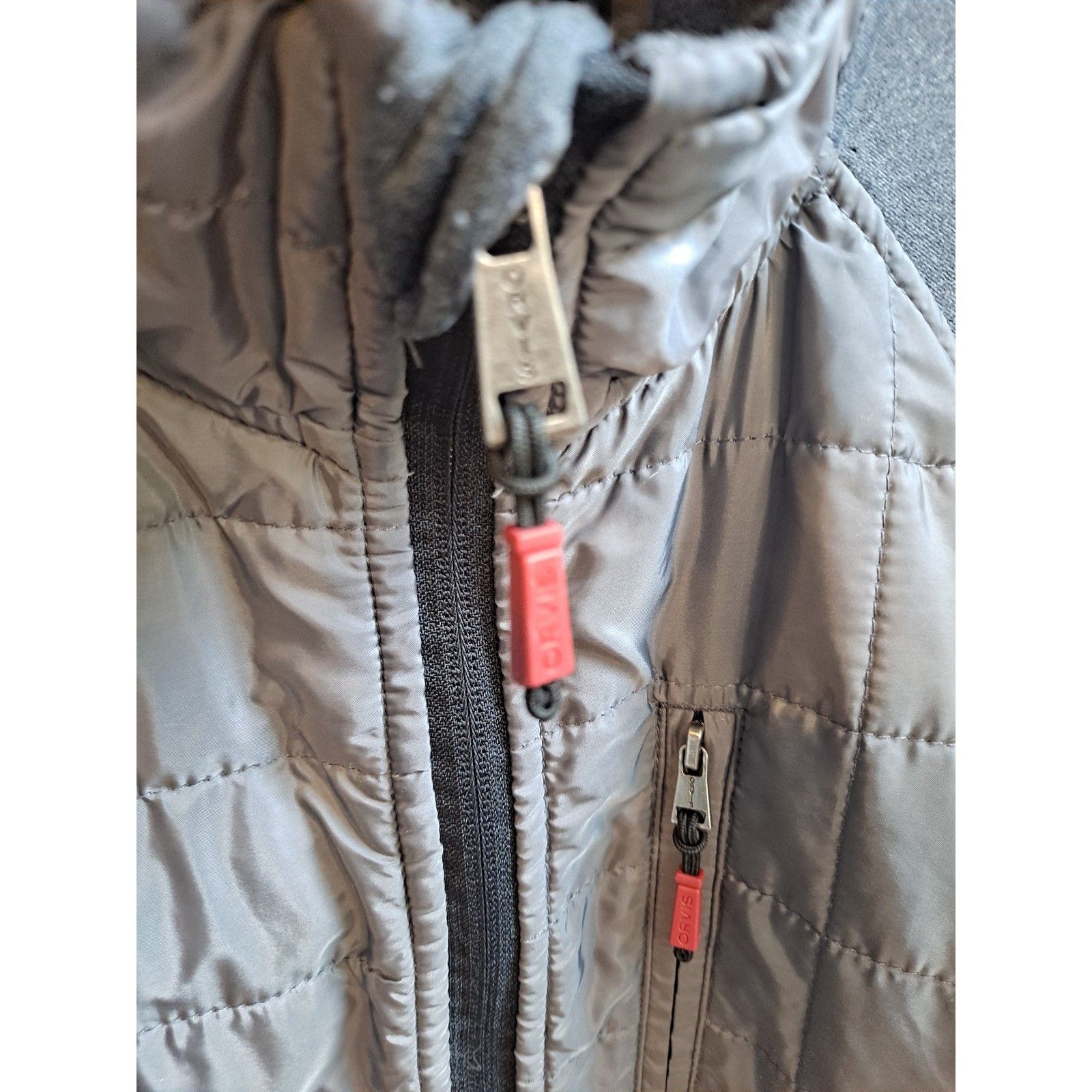 Orvis Orvis Fleece Jacket Quilted Puffer Lightweight Full Zip Gray Size US M / EU 48-50 / 2 - 4 Thumbnail