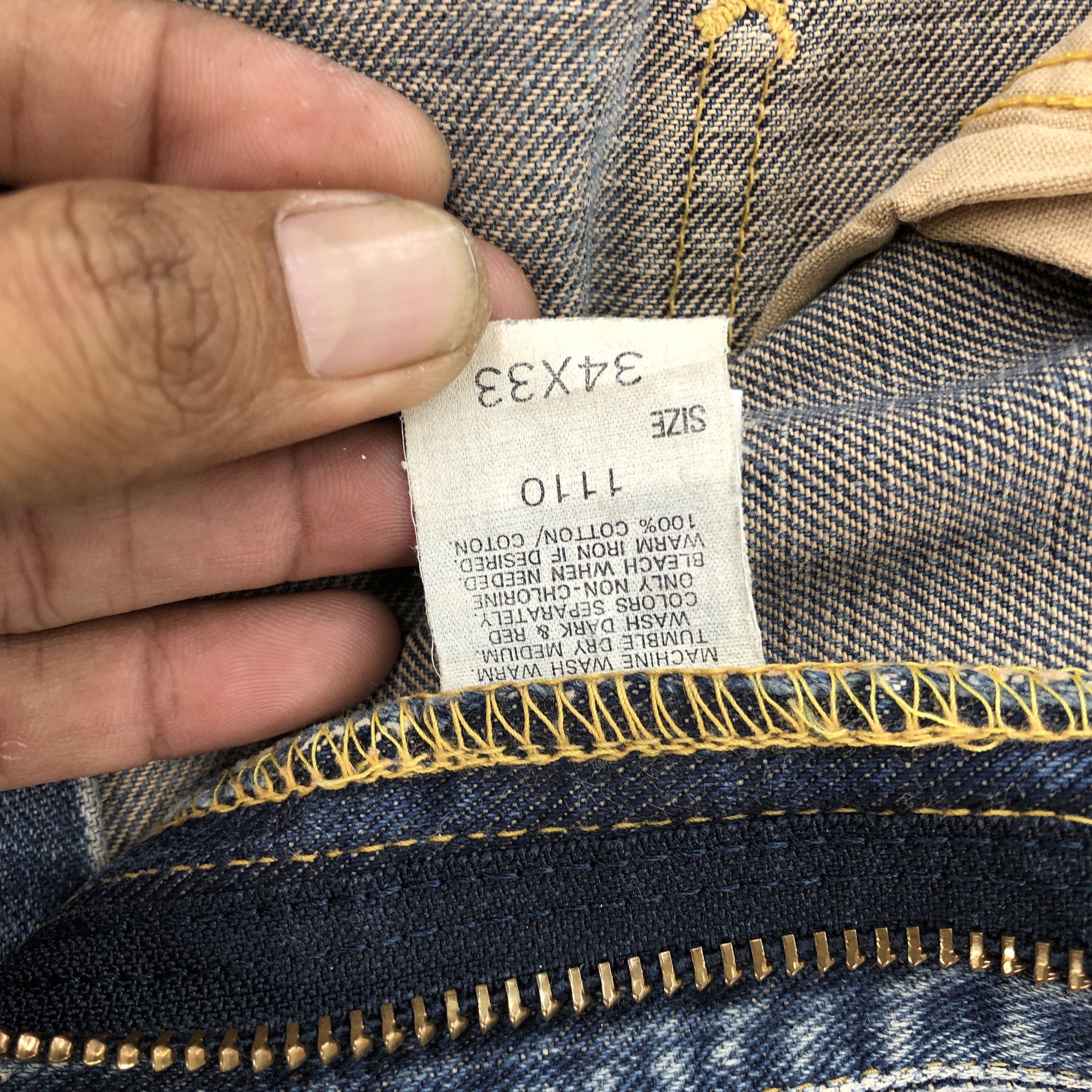 Lee Vintage Lee Selvedge Distressed Jeans Lee Redline Denim Size US 34 / EU 50 - 11 Thumbnail