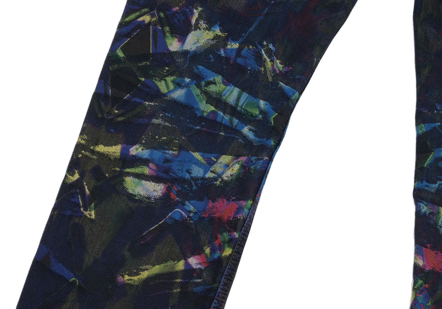 Issey Miyake Kaleidoscope Jacquard Washed Denim Pants in Blue Multi Size US 30 / EU 46 - 15 Thumbnail