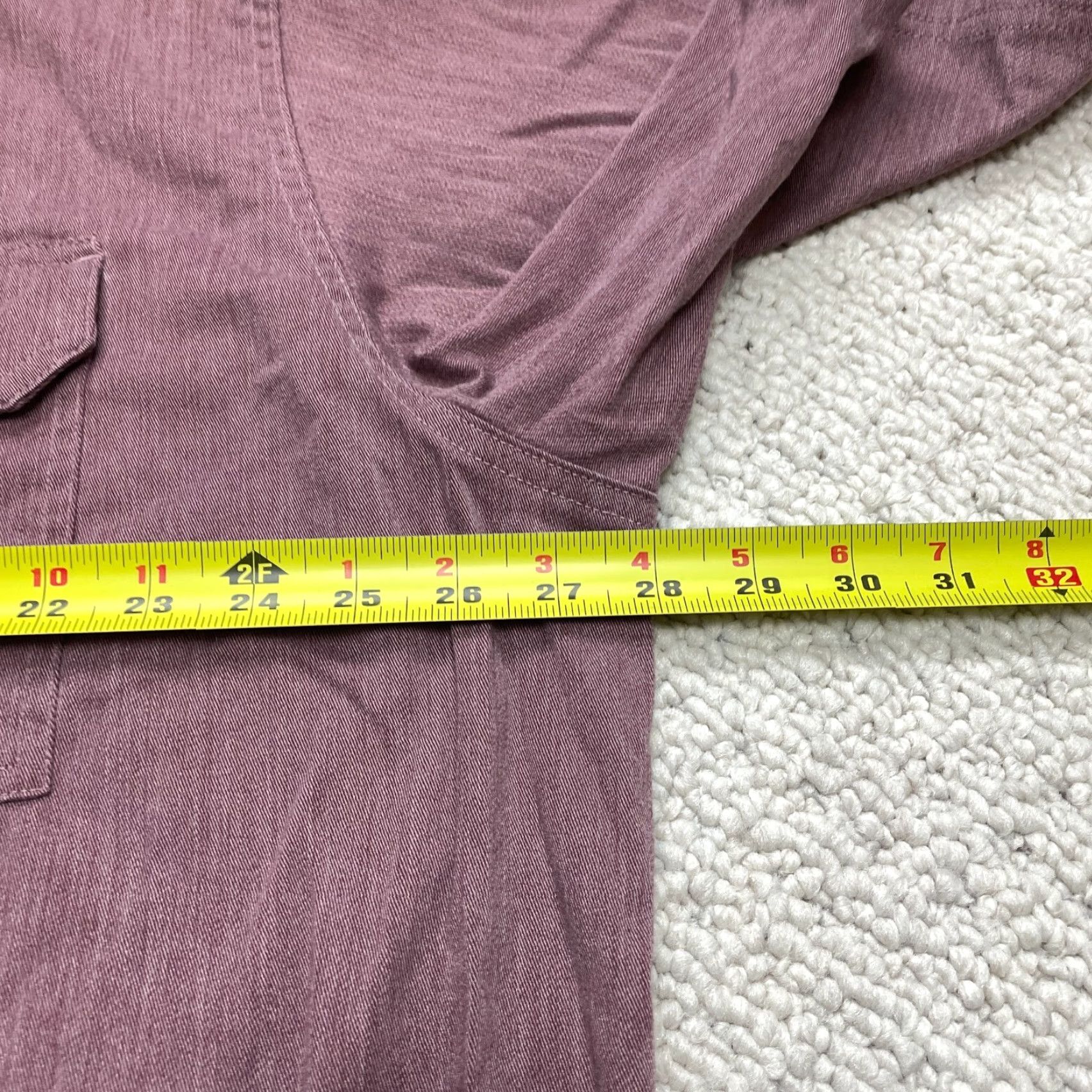Wrangler VINTAGE Wrangler Shirt Mens 2XL Dark Red Short Sleeve Button Up Solid Cotton Pockets Button-Front Casual Mens Size US XXL / EU 58 / 5 - 7 Thumbnail