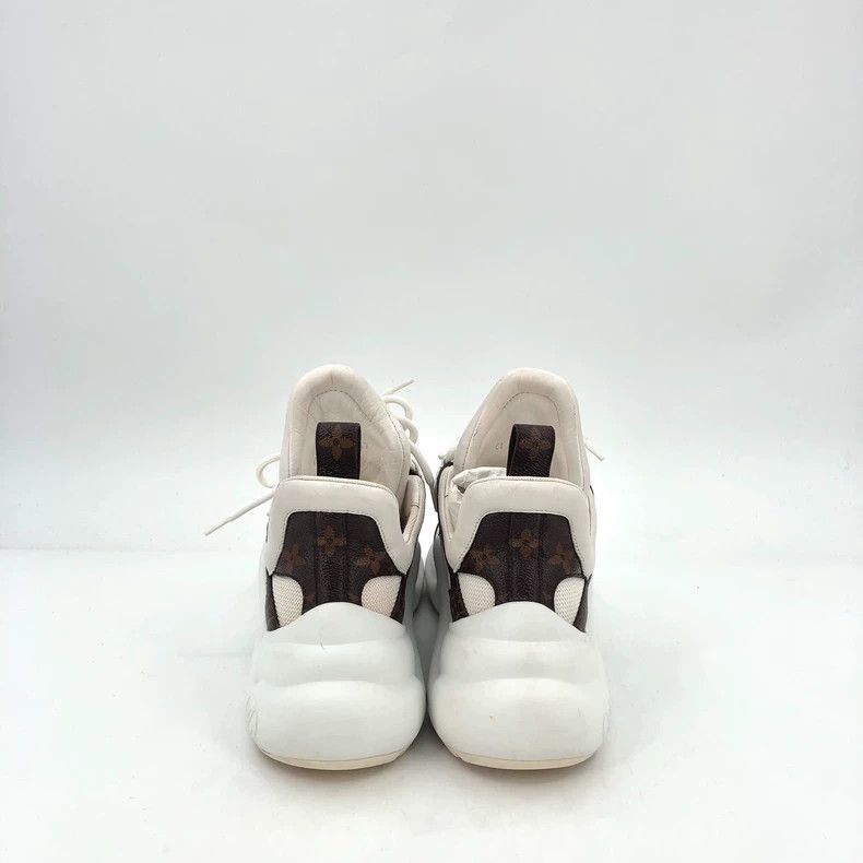 Louis Vuitton Louis Vuitton Color-block classic presbyopic lace-up platf Size US 5 / EU 37 - 4 Thumbnail