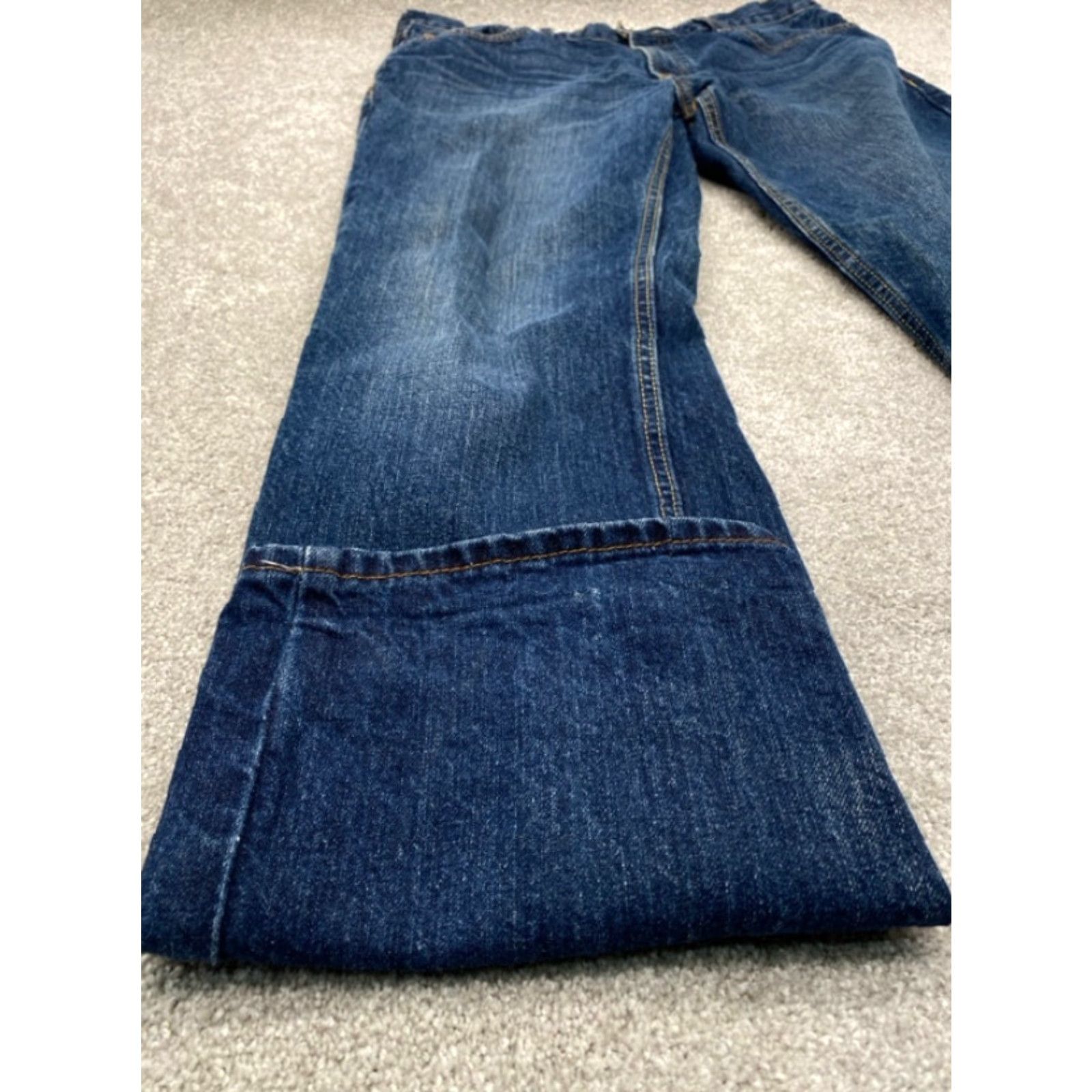 Nautica Nautica Jeans Mens 32x32 Blue Denim Jeans Straight Fit 100% Cotton 4109 Pants Regular Men 32 Blue Denim Straight 32x32 Size US 32 / EU 48 - 2 Thumbnail