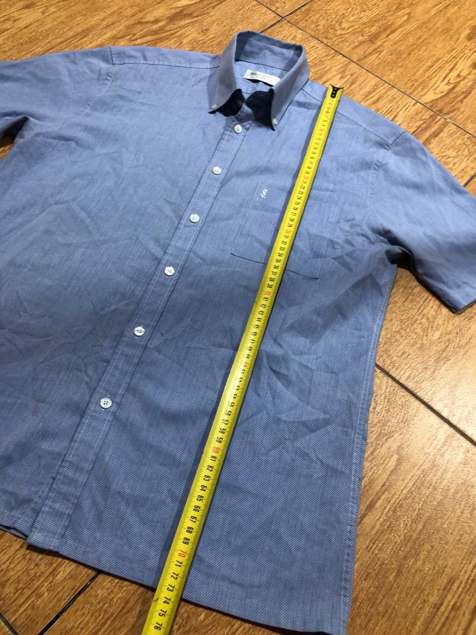 Yves Saint Laurent Yves Saint Laurent Classic Logo Button Up Cotton Shirt men’s Size US L / EU 52-54 / 3 - 11 Thumbnail