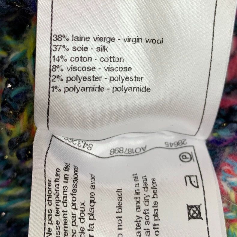 Chanel Chanel Kangpeng Street Series Colorful Checked Wool Woven Size XS / US 0-2 / IT 36-38 - 7 Thumbnail