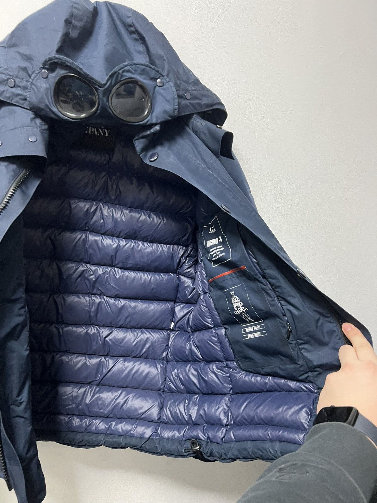 C.P. Company Vintage CP Company Goggle Down Puffer Jacket Hooded Casual Size US M / EU 48-50 / 2 - 18 Thumbnail