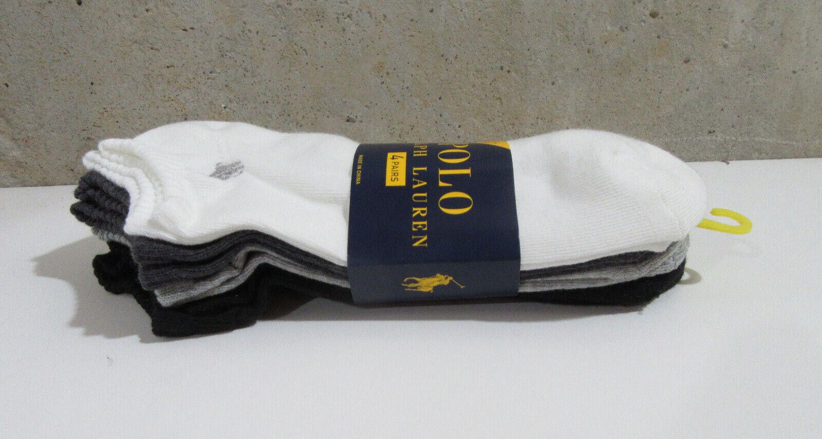 Polo Ralph Lauren Polo Ralph Lauren Mens Low Cut Socks 4 pack Size ONE SIZE - 4 Thumbnail