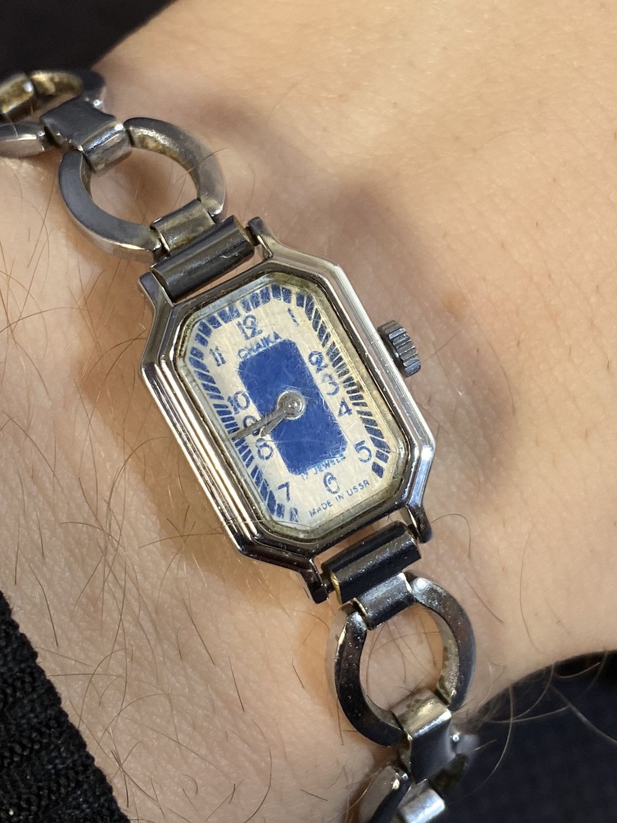 Vintage Vintage Chaika Blue Dial Watch USSR Size ONE SIZE - 9 Thumbnail