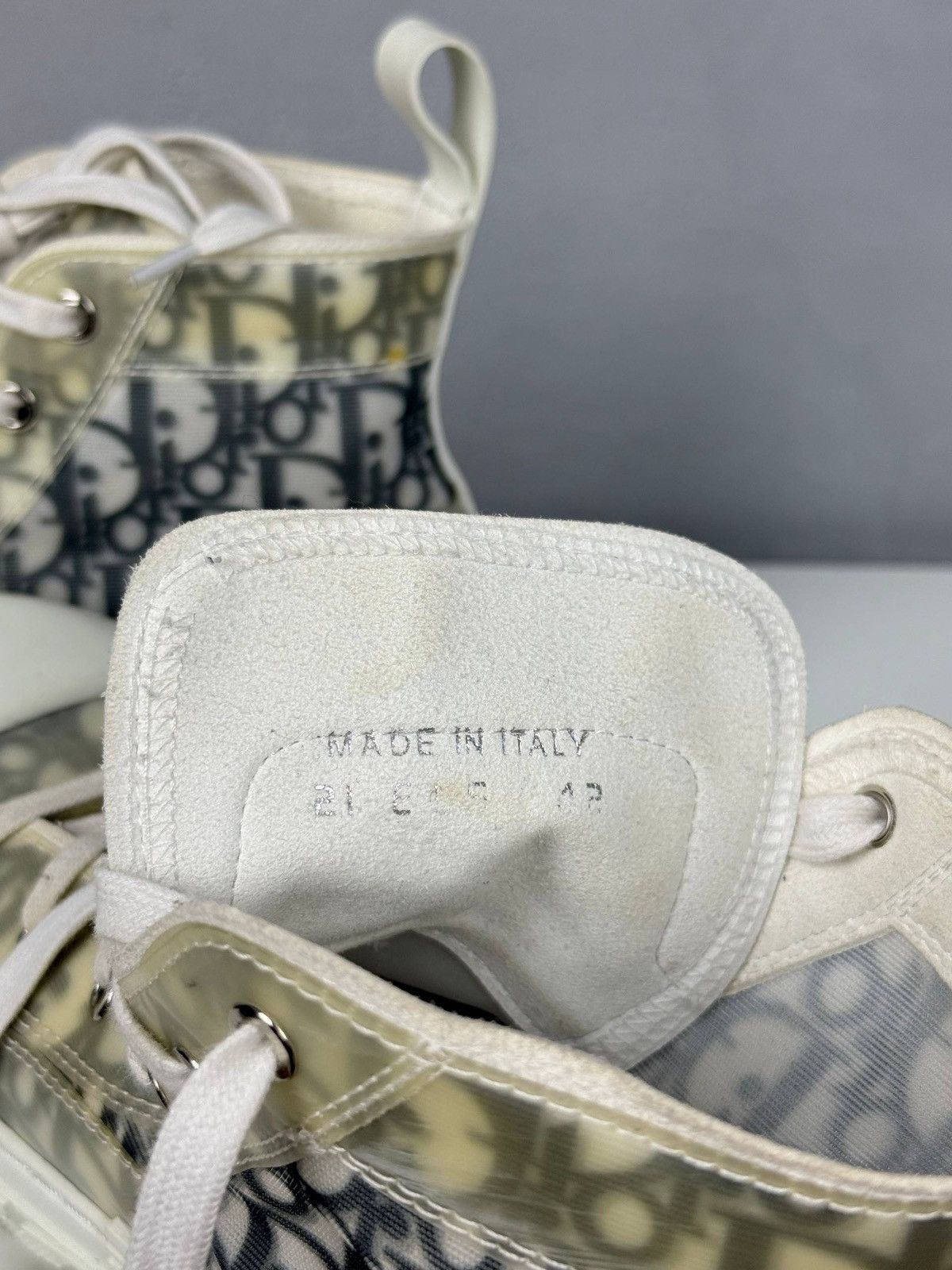 Dior Dior B23 High Top Sneakers Oblique Logo Size US 9 / EU 42 - 7 Thumbnail
