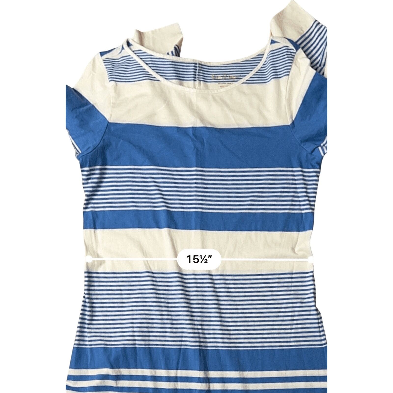 Lilly Pulitzer Lilly Pulitzer Marlowe Bay Blue Knit T-shirt Dress MEDIUM Size M / US 6-8 / IT 42-44 - 6 Thumbnail