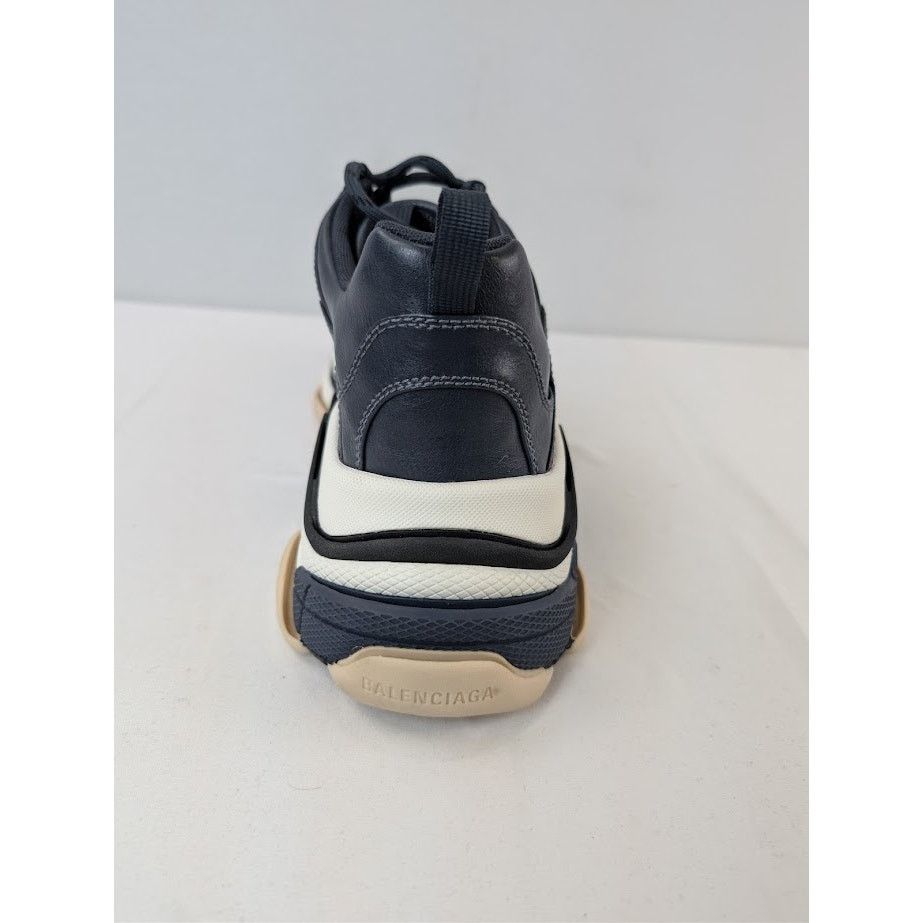 Balenciaga o1rshd1 Triple S Logo Type Sneakers in Blue/Sand Size US 13 / EU 46 - 16 Thumbnail