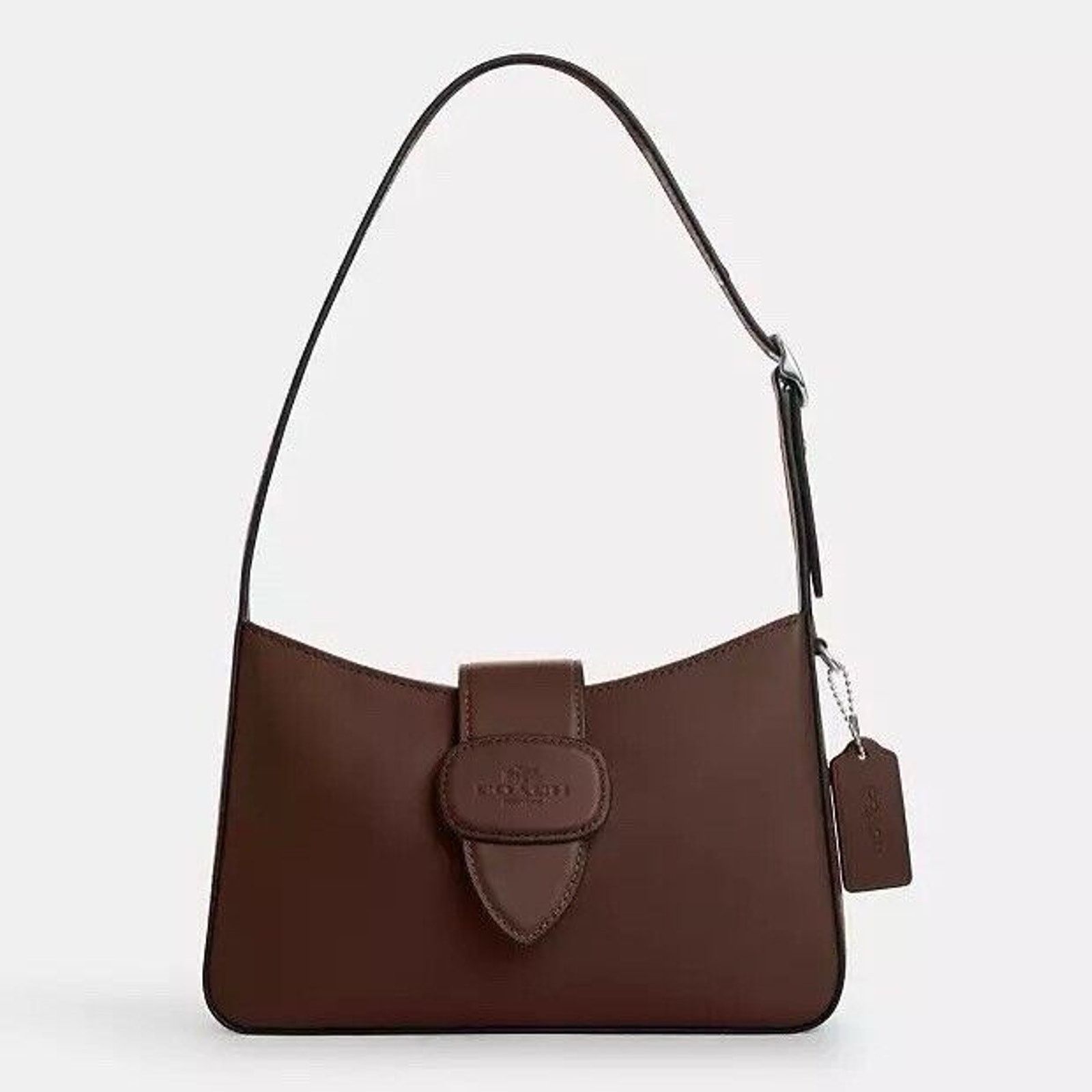 Coach NWT Coach CAA92 Eliza Shoulder Bag Closure Silver/Maple Size ONE SIZE - 9 Thumbnail