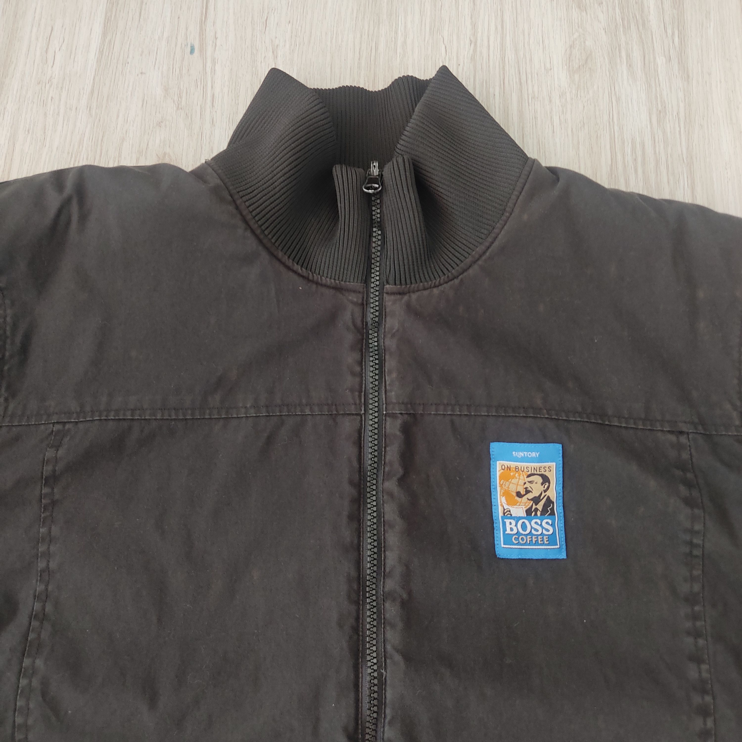 Japanese Brand SUNTORY BOSS COFFEE Cotton Fleece Reversible Jacket Size US L / EU 52-54 / 3 - 8 Thumbnail