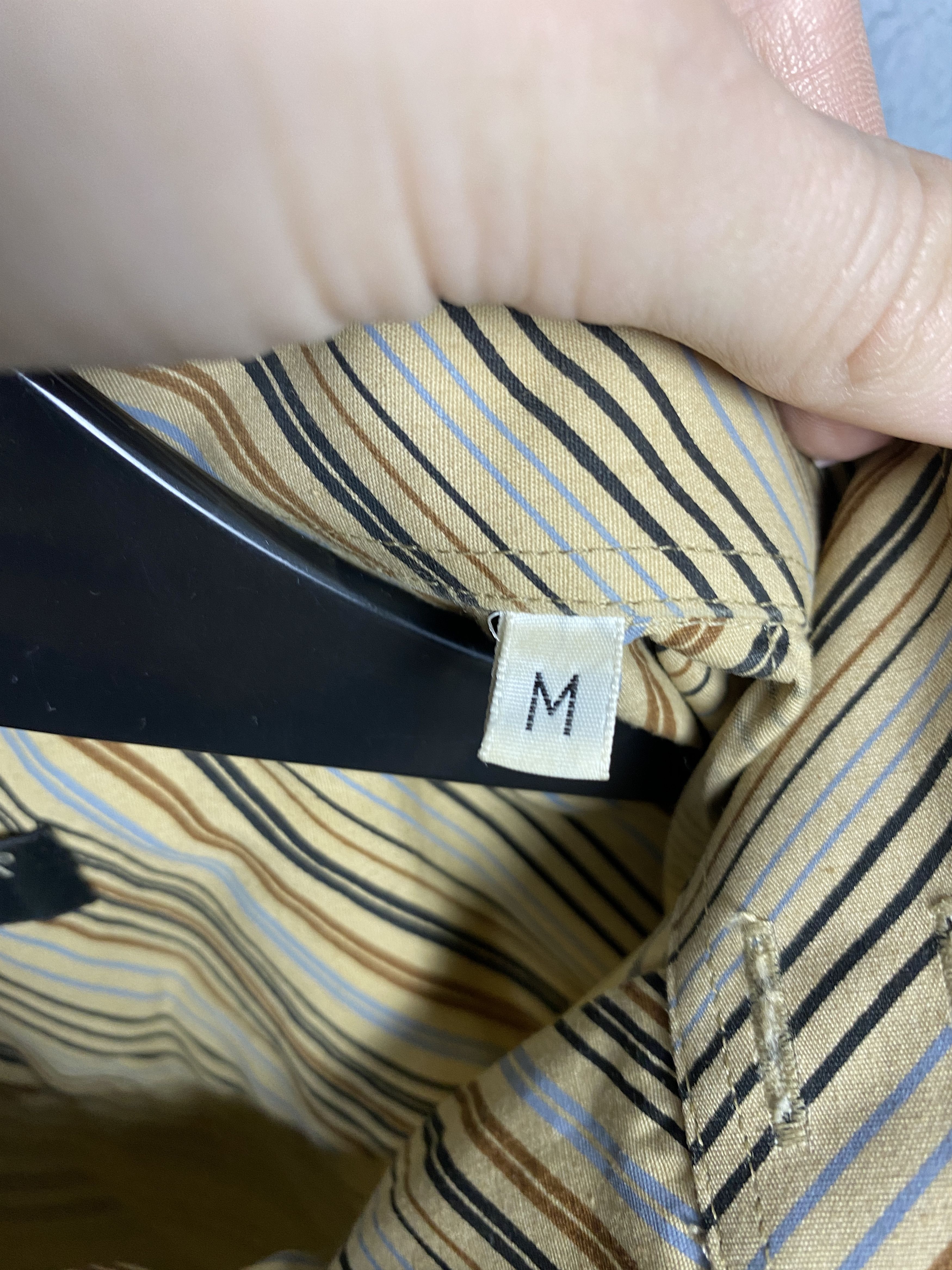 Dolce & Gabbana × Vintage Dolce & Gabbana Vintage Mens Striped Long Sleeve Shirt Size US M / EU 48-50 / 2 - 5 Thumbnail