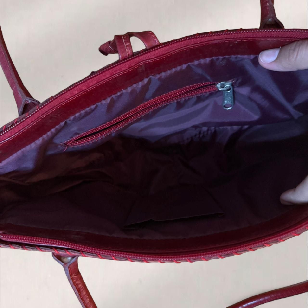 Other Y2k red leather butterfly handbag with adjustable strap Size ONE SIZE - 3 Thumbnail