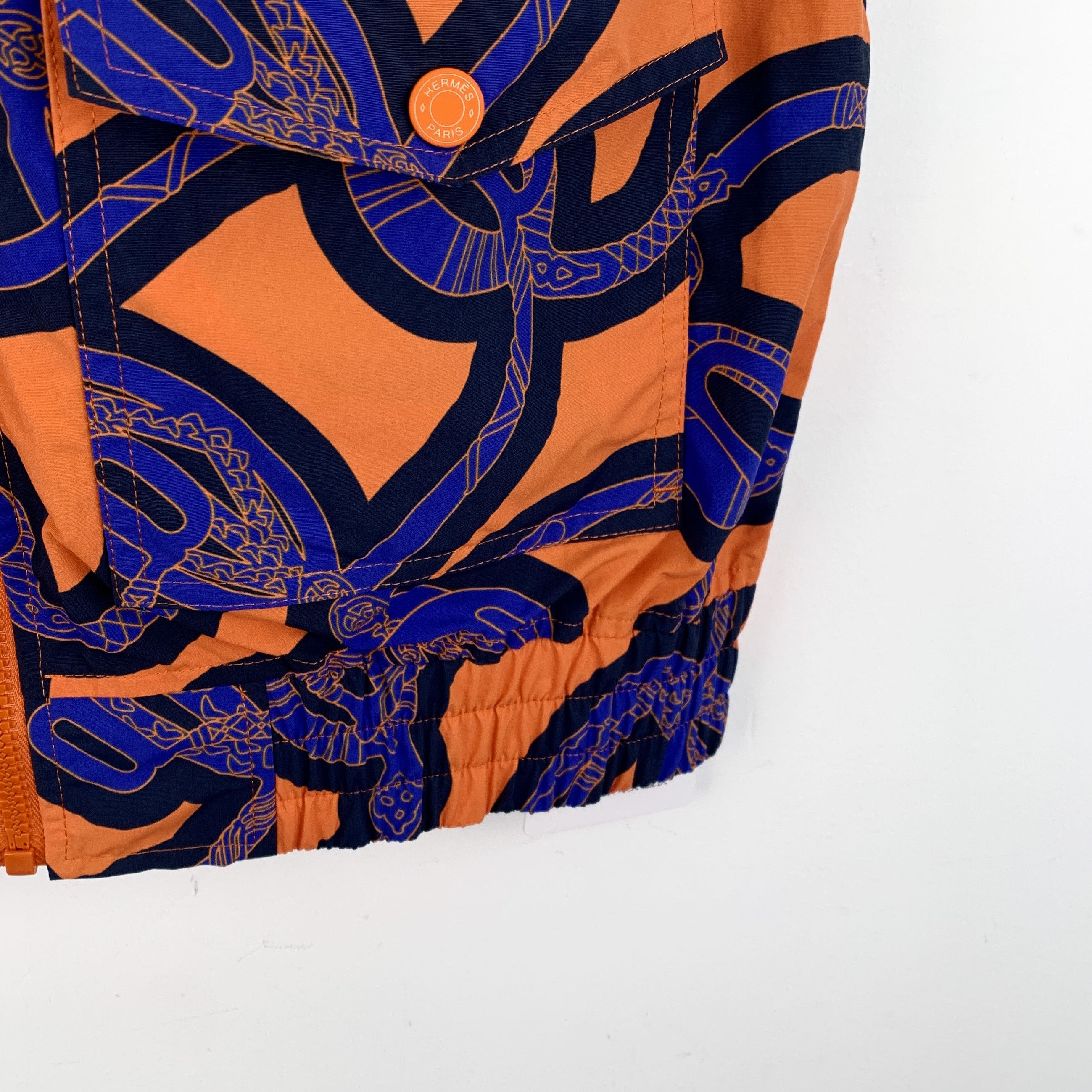 Hermes Hermes Geometric Print Zip Vest (34) Size XXS / US 00 / IT 34 - 5 Thumbnail