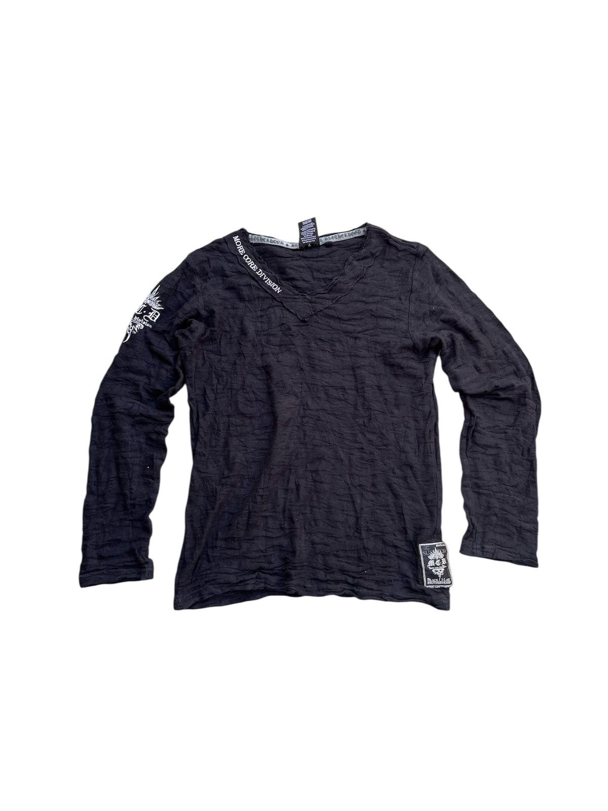 Tornado Mart ARCHIVE Y2K MCD POEM GOTHIC GRUNGE LONGSLEVE PUNK VKEI Size US M / EU 48-50 / 2 - 1 Thumbnail
