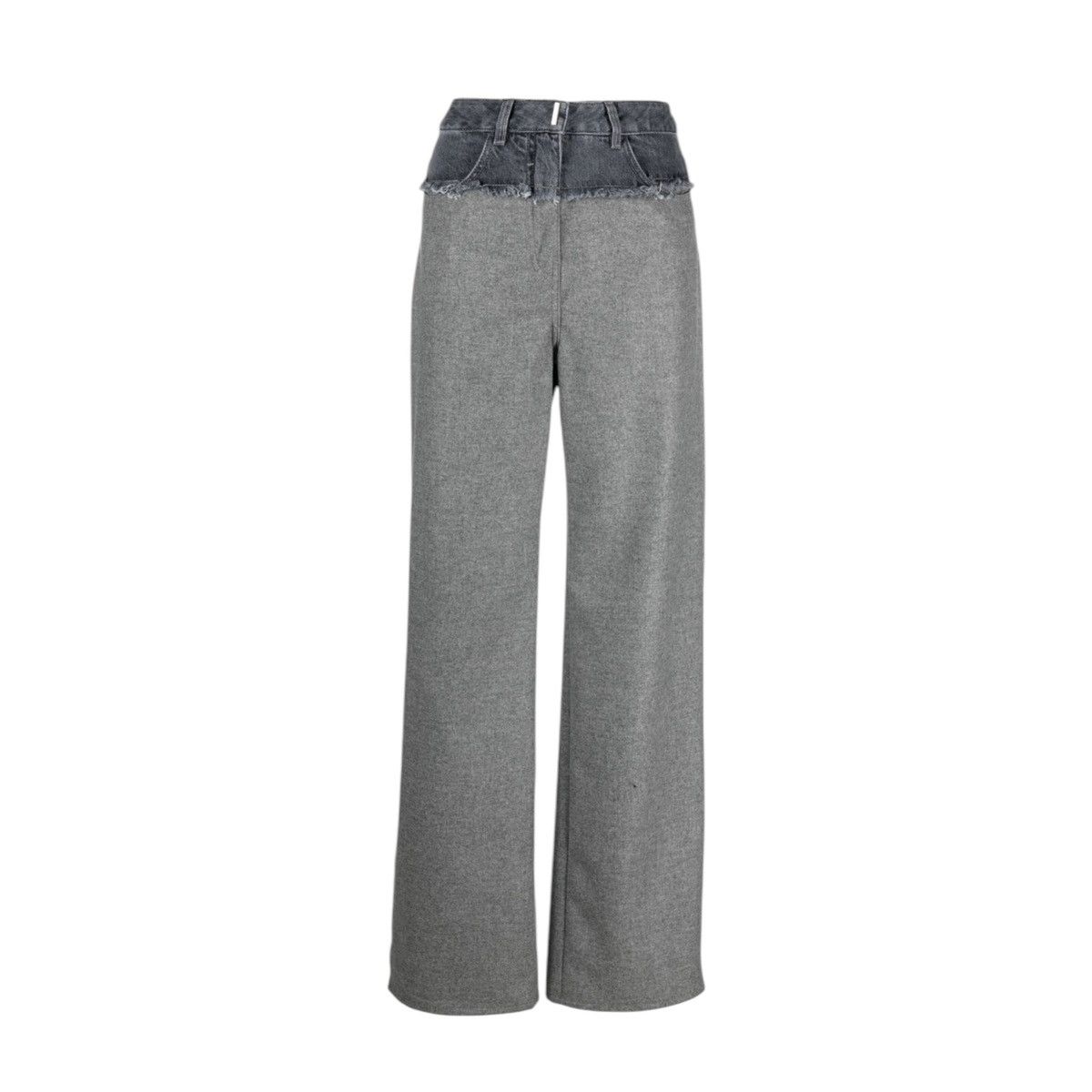 Givenchy $1,820 hybrid paneled denim/wool trouser Size US 30 / EU 46 - 1 Thumbnail