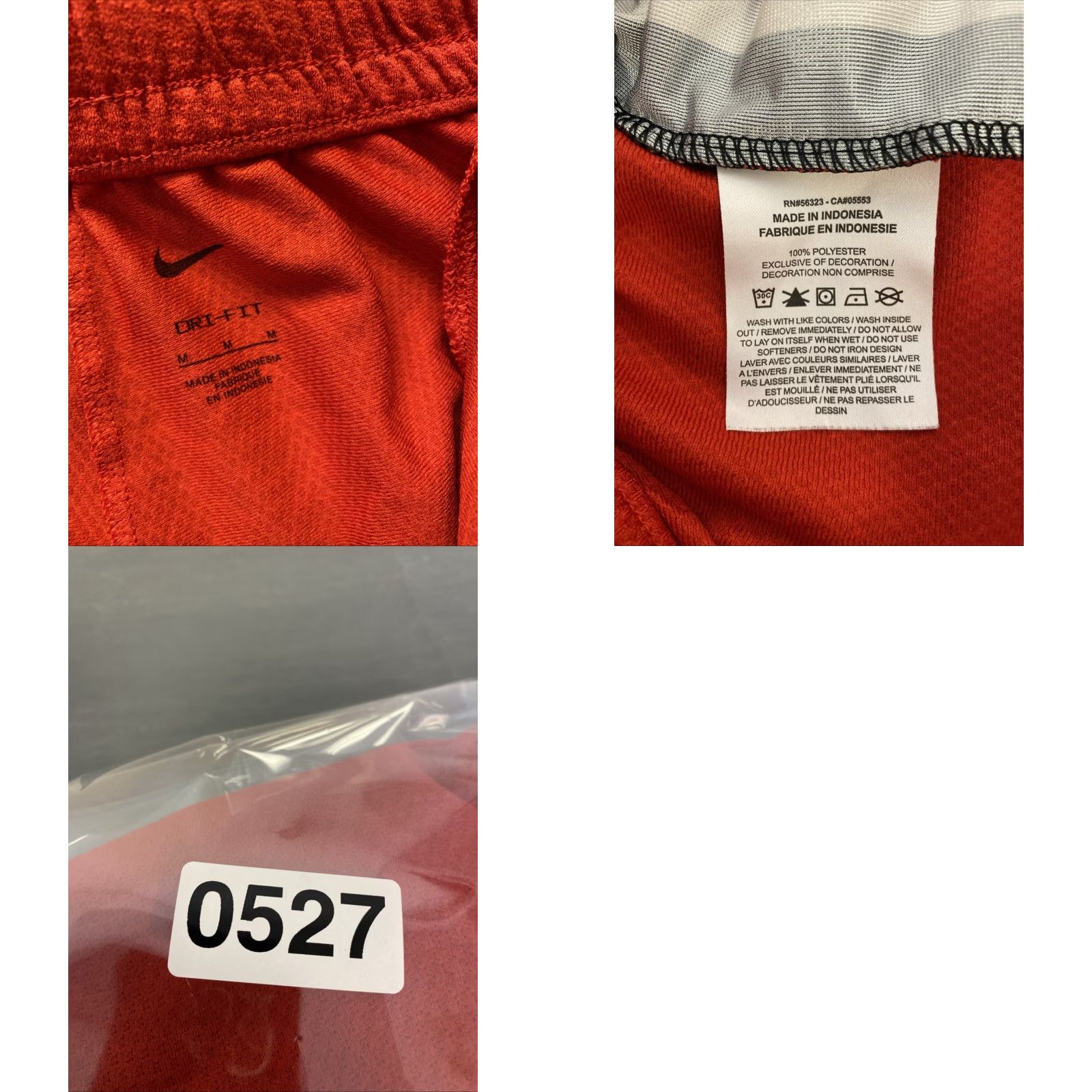 Nike Nike Mens Basketball Shorts M Red Dri-FIT Elite Pockets Stripe /0527 Size US 32 / EU 48 - 8 Thumbnail