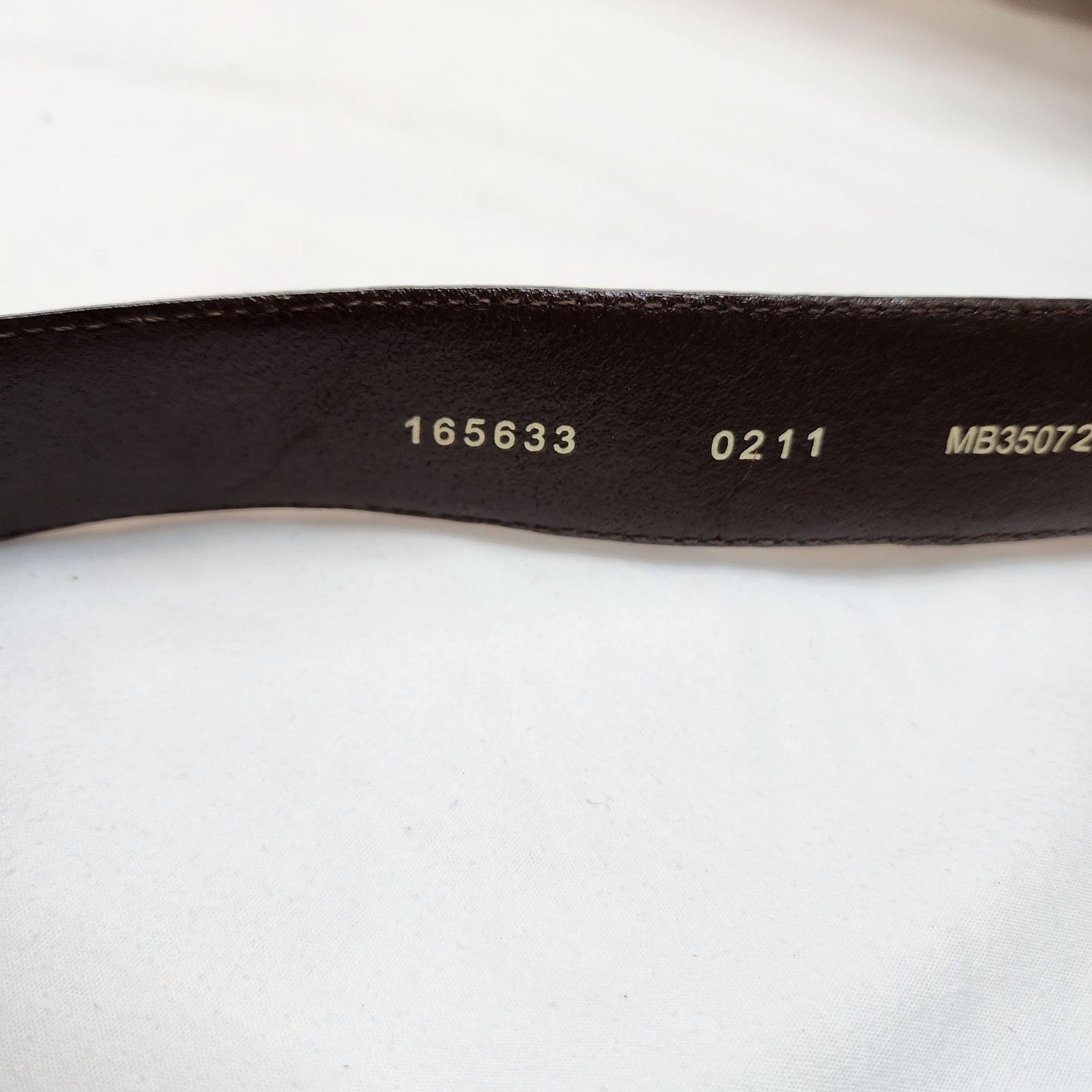 Fossil Fossil brown leather belt size 44 belt one hole was made b45 Size 44 - 3 Thumbnail