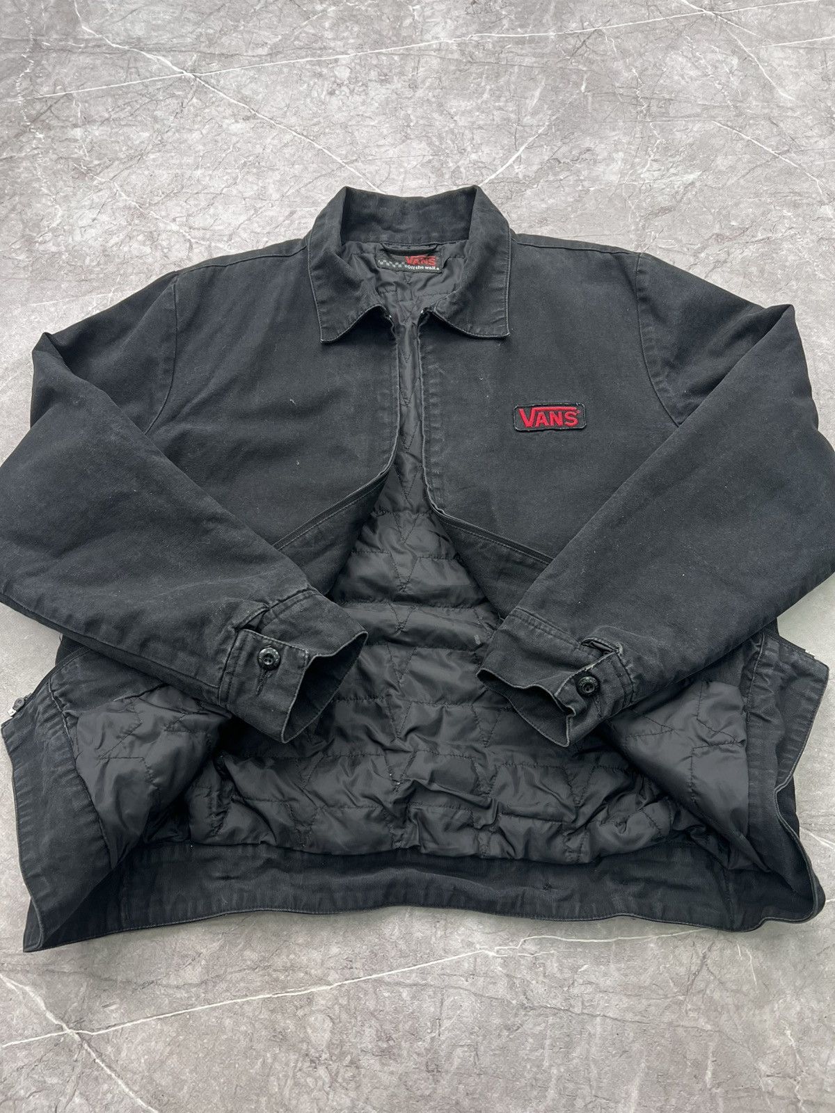 Vans × Vintage Vintage 90s Sunfaded VANS SKATE MODULAR Detroit Jacket Size US M / EU 48-50 / 2 - 7 Thumbnail