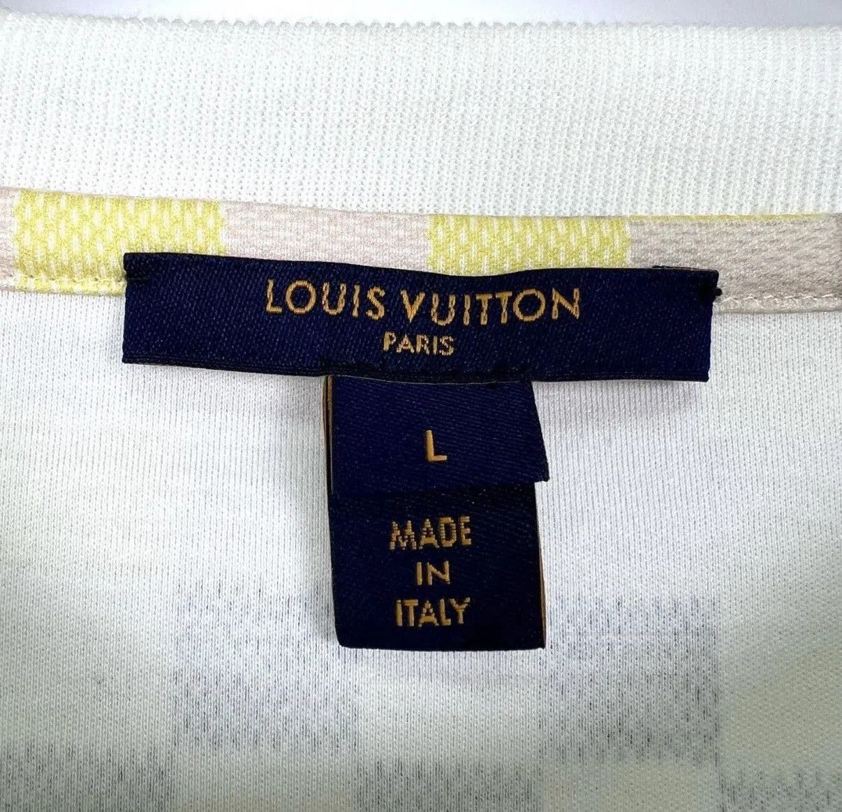 Louis Vuitton Beige Checkered Short-Sleeve Shirt. Size US L / EU 52-54 / 3 - 5 Thumbnail