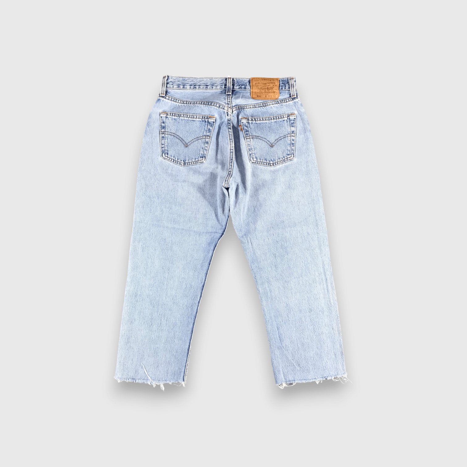 Levi's Vintage 90s Light Wash Levis 501 Jeans-J1900 Size US 29 - 2 Thumbnail