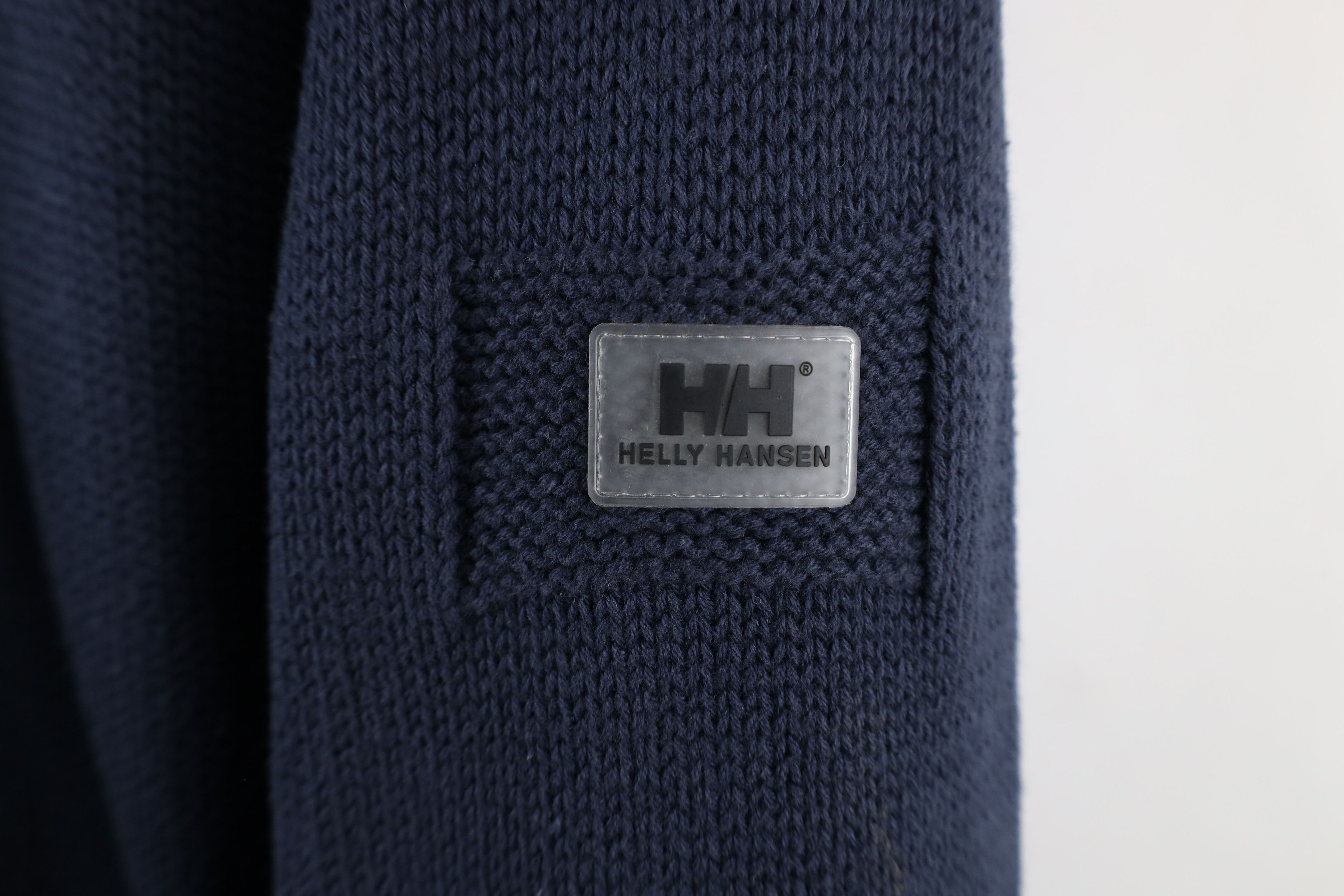 Helly Hansen × Vintage Vintage Helly Hansen Lined Knit Sweater Jacket Swacket Size US S / EU 44-46 / 1 - 4 Thumbnail