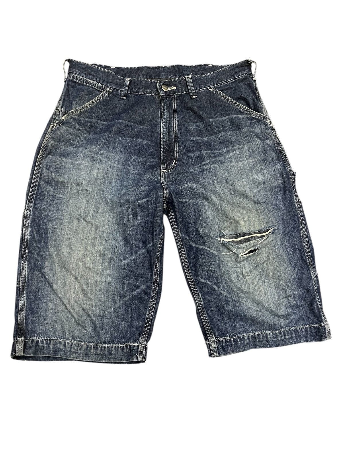 Carhartt CARHARTT DENIM CARPENTER SHORT PANTS Size US 36 / EU 52 - 1 Thumbnail