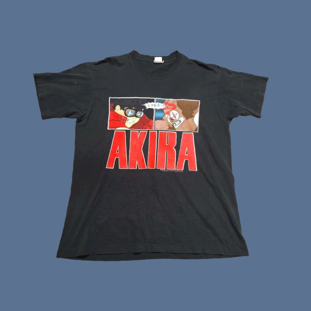 fruit of the loom AKIRA Tシャツ XL Fruit Of The Loom VINTAGE Akira ANIME SHIRT XL Black 80s Crew Neck