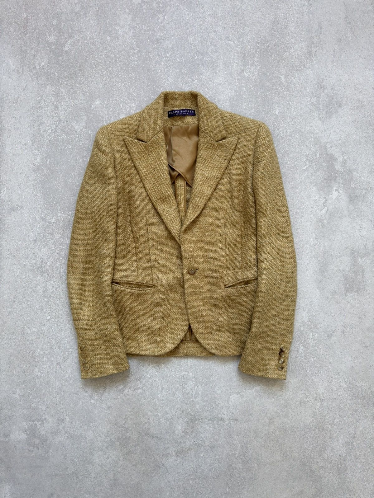 Ralph Lauren Purple Label × Vintage Ralph Lauren Purple Label Blazer Laine Wool Women Jacket Size S / US 4 / IT 40 - 1 Thumbnail