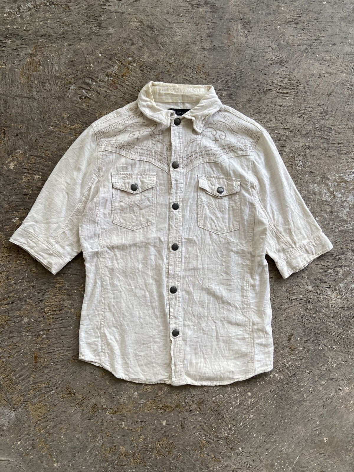 In The Attic 2000s In The Attic - Vkei Style Snap Button Shirt Size US L / EU 52-54 / 3 - 1 Thumbnail