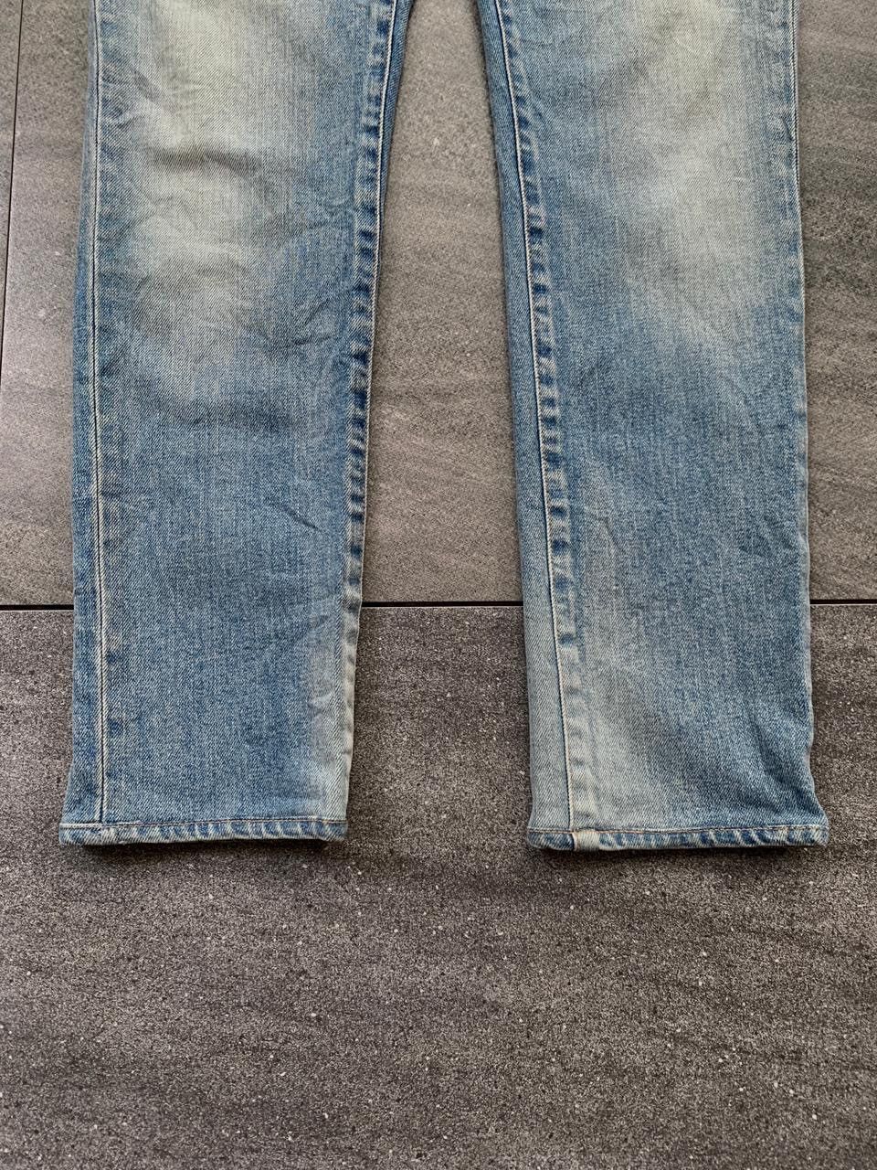 Saint Laurent Paris FREE TAX! D03 Light Wash Skinny Denim Jeans Size US 31 - 3 Thumbnail