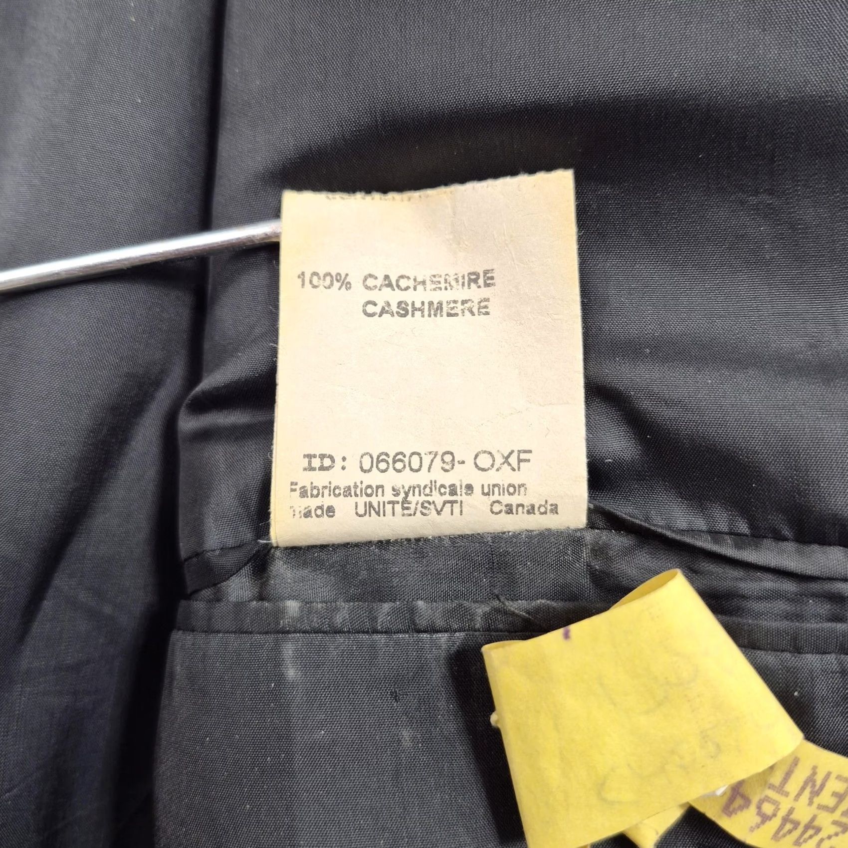 Nordstrom John W. Nordstrom Sport Coat Mens 44R Black Cashmere Loro Piana Two Button Size US S / EU 44-46 / 1 - 6 Thumbnail
