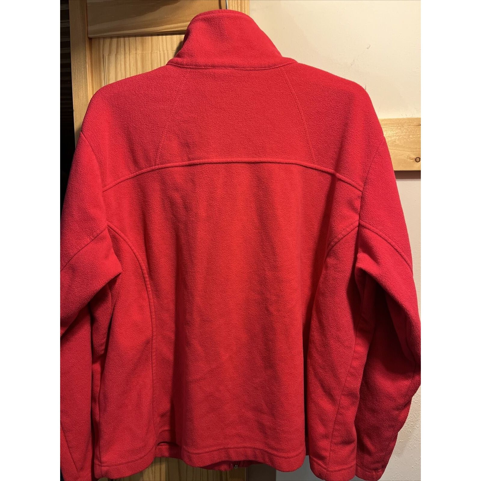 Columbia Columbia Women’s 2X Red LS Zip Fleece Windbreaker Jacket Size XXL / US 16-18 / IT 52-54 - 9 Thumbnail