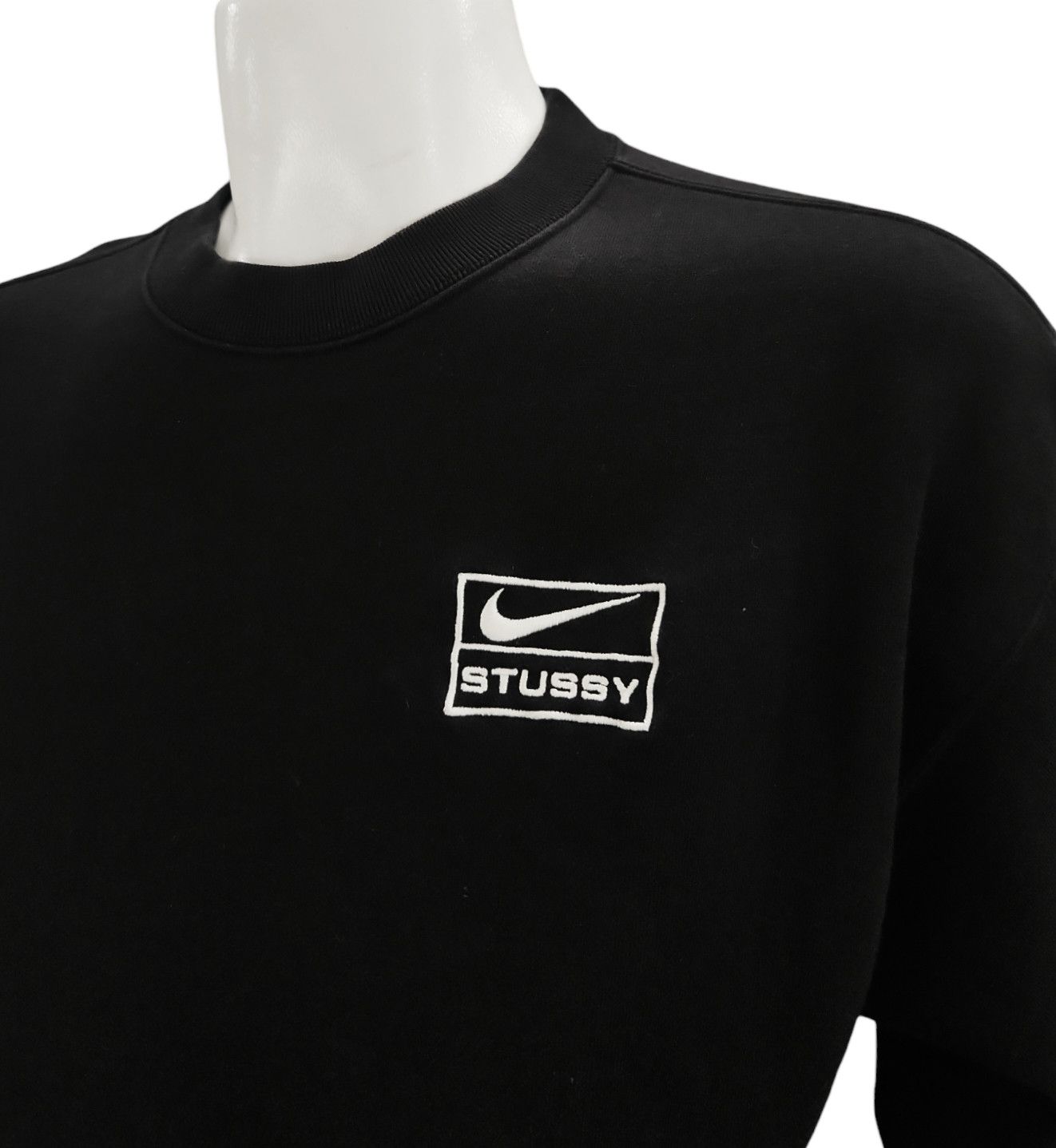 Nike × Stussy Stussy X Nike Fleece Sweatshirt Black FW23 Unisex Adult Smal Size US S / EU 44-46 / 1 - 3 Thumbnail
