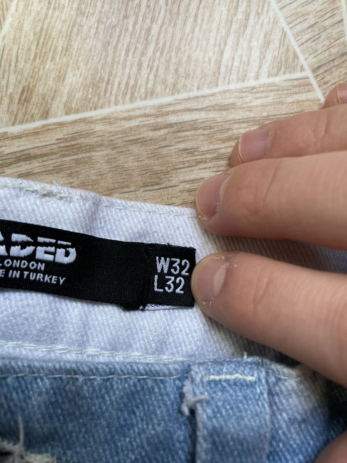 Jaded London Y2K Streetwear Jaded London Cloud Denim Jeans Skate Fit Size US 32 / EU 48 - 9 Thumbnail