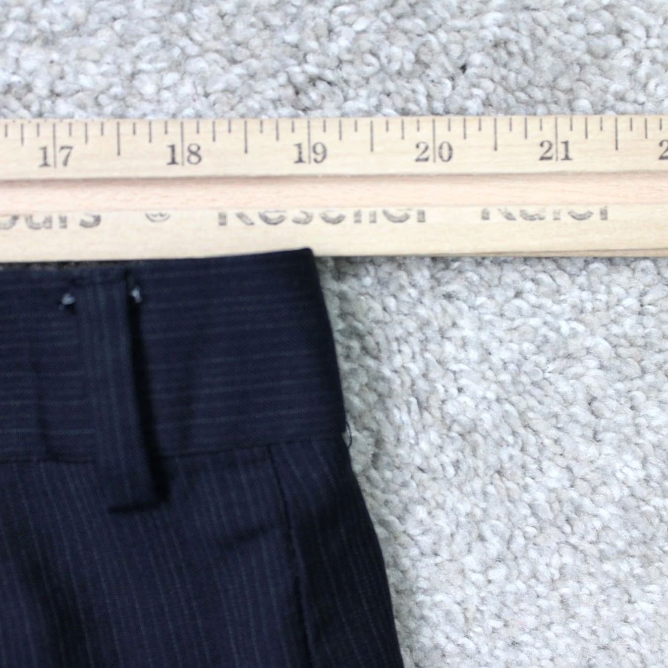 Banana Republic Banana Republic Pants Mens 38x30 Navy Blue Classic Fit 100% Wool Lined Dress Pants Slimming Comfort Straight Front Beltless Not Applicable Size US 38 / EU 54 - 7 Thumbnail