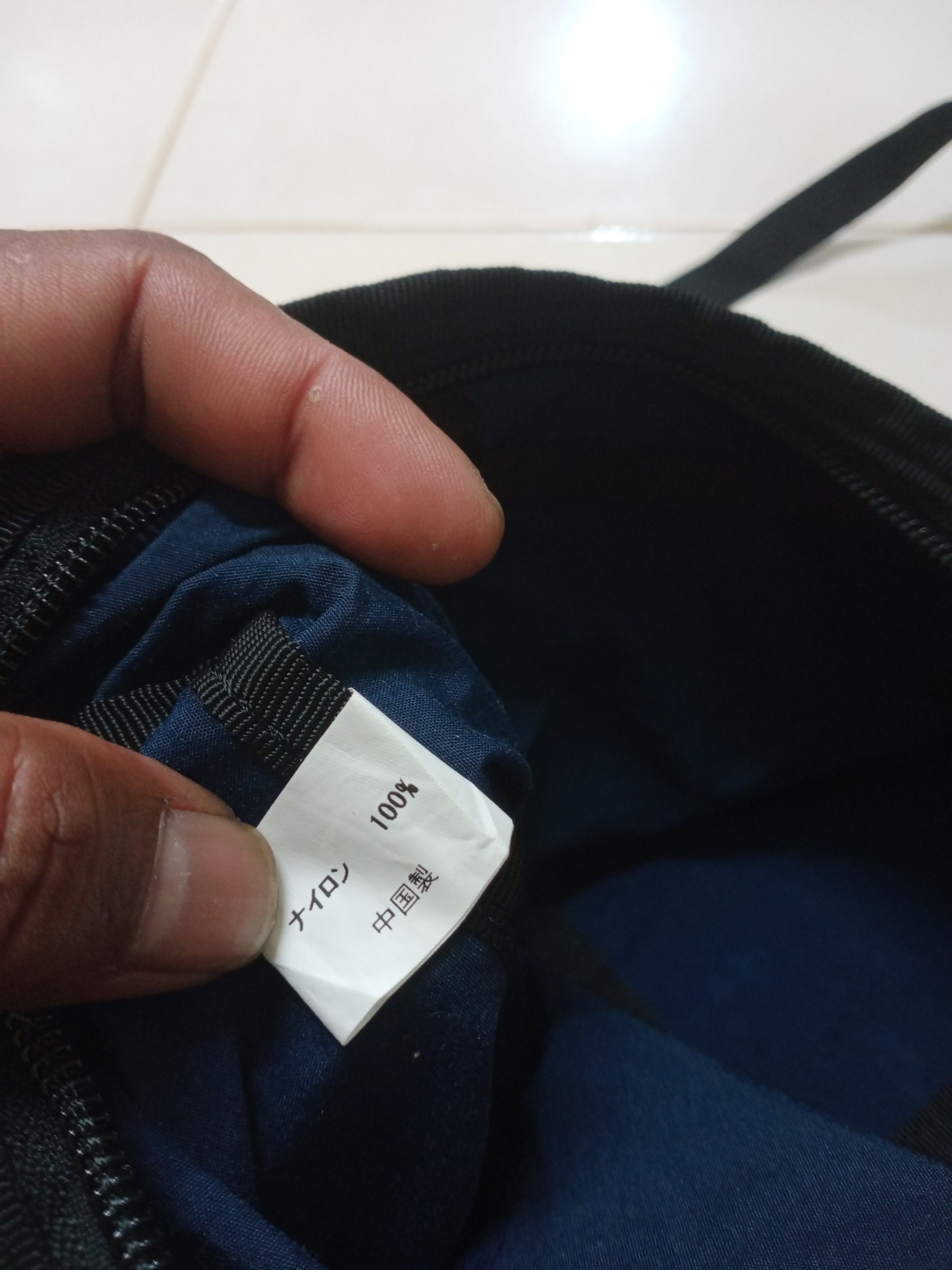 Danton Rare Danton Paris Nylon Navy Shoulder Bag Size ONE SIZE - 6 Thumbnail