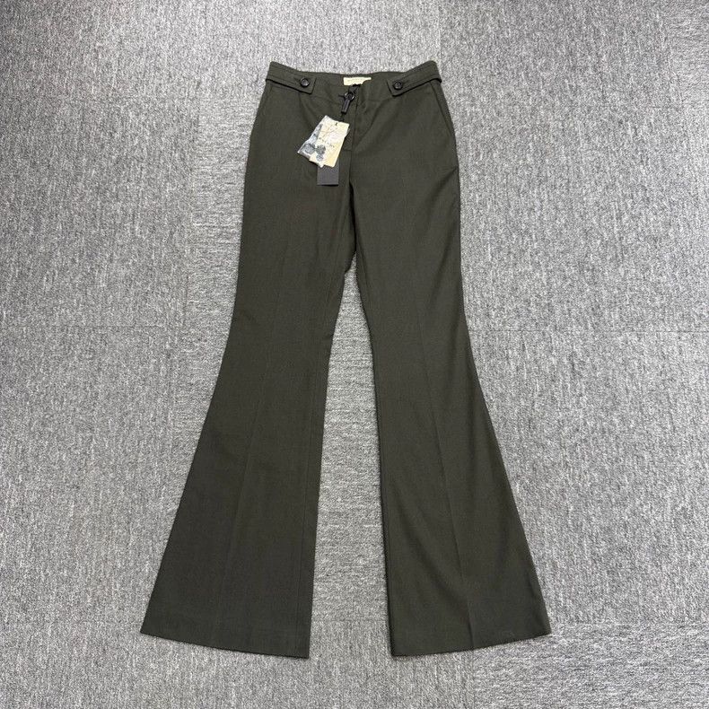 Burberry Burberry Solid Color Flared Pants Size US 31 - 1 Thumbnail