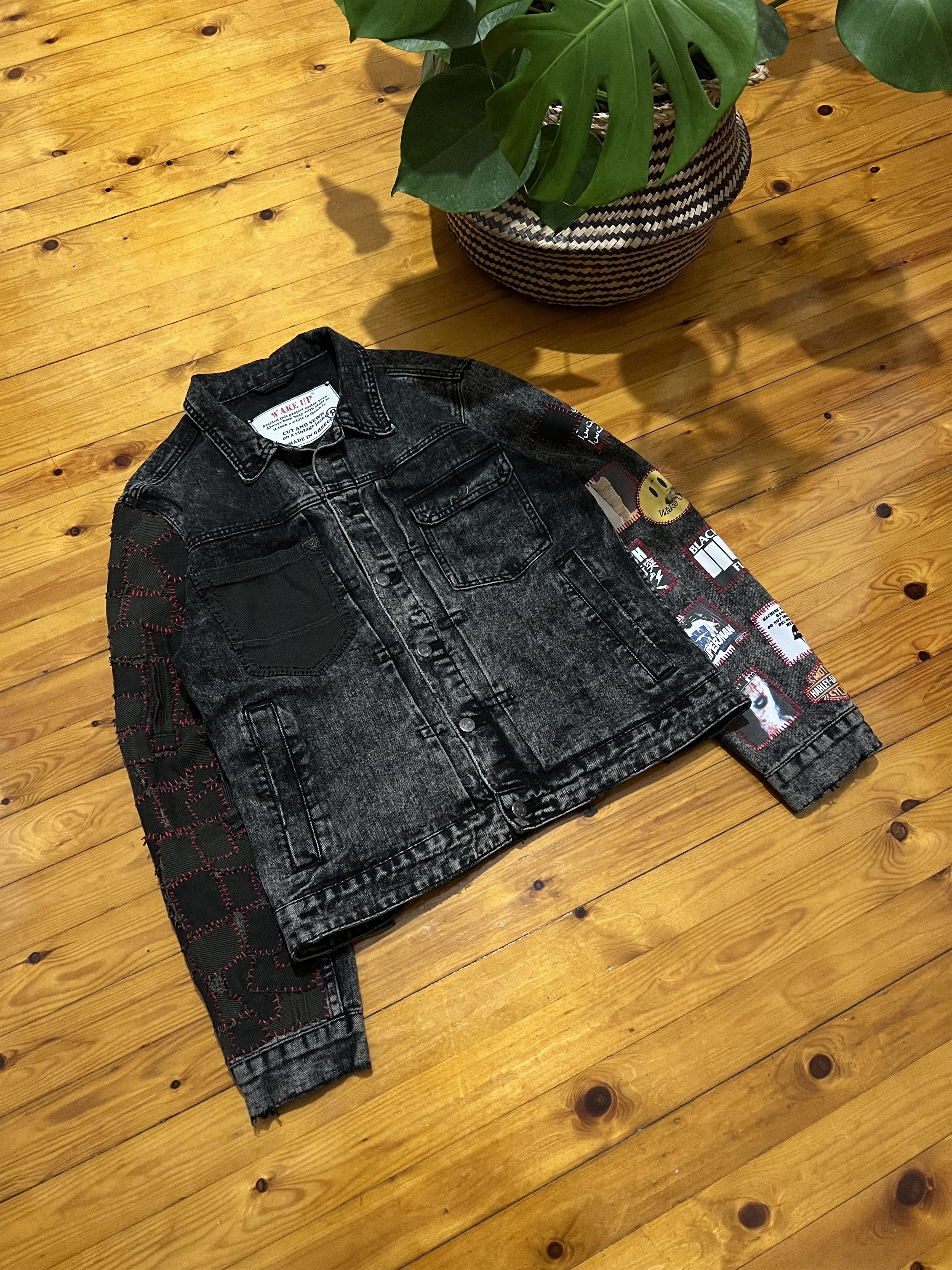 Japanese Brand 1OF1 gray Grail Ifsixwasnine mst-alike punk patched jacket Size US M / EU 48-50 / 2 - 1 Thumbnail