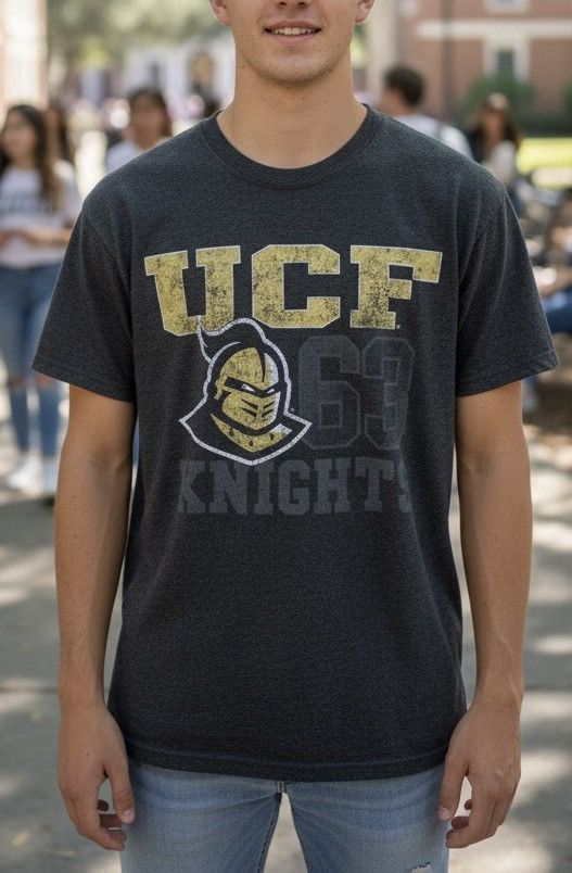 Jansport Jansport UCF Knights '63 Shield Logo Graphic T-Shirt Size US M / EU 48-50 / 2 - 1 Thumbnail