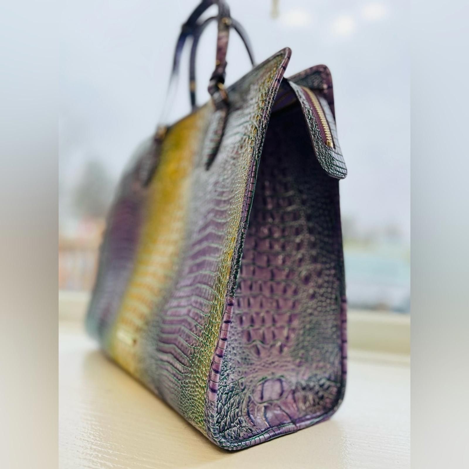 BRAHMIN Brahmin Tia Viola Ombré Melbourne Tote Bag NWT​​​​​ Size ONE SIZE - 6 Thumbnail