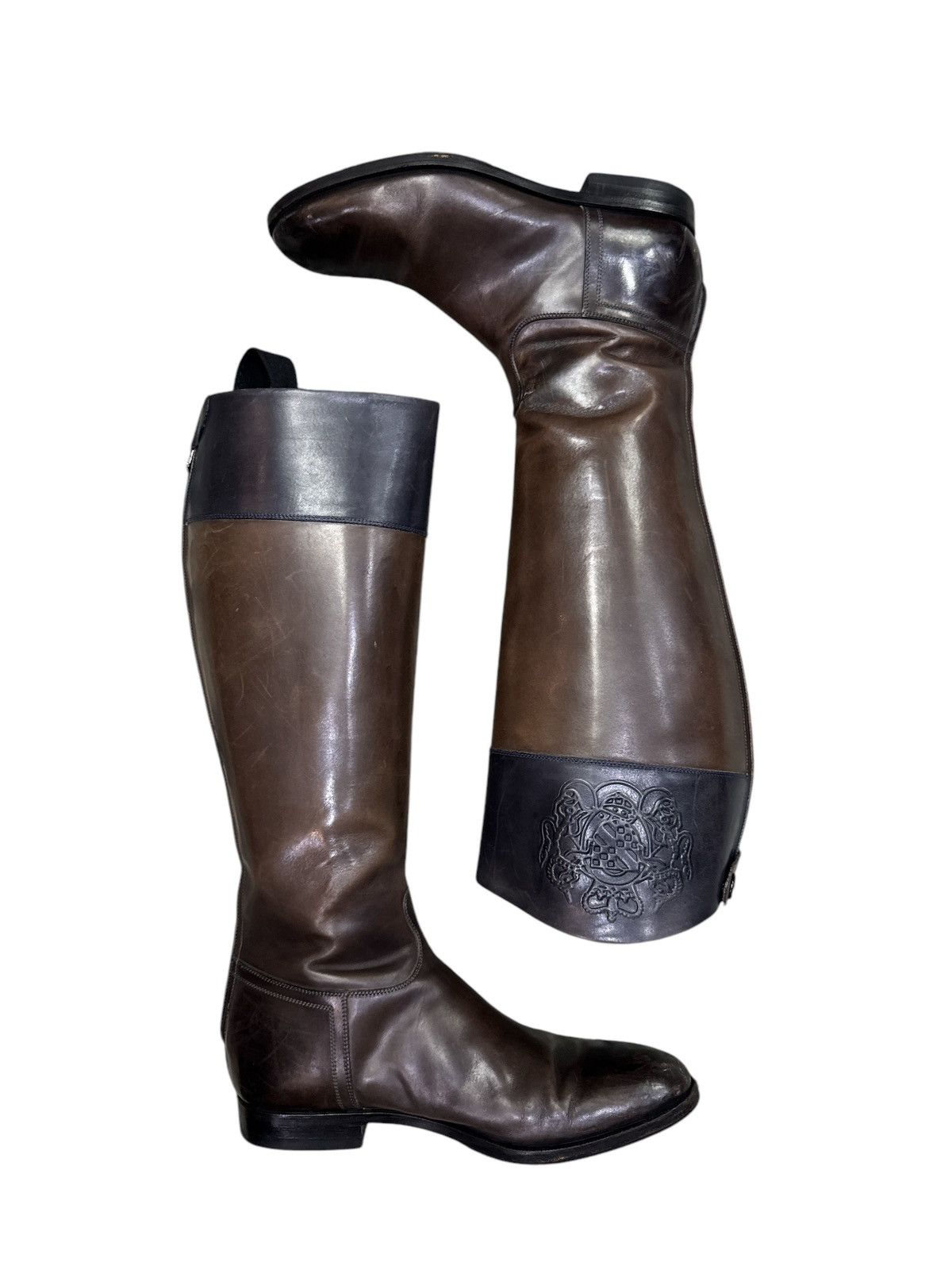 Alberto Fasciani ALBERTO FASCIANI LINING LEATHER HIGH BOOTS Size US 6 / EU 39 - 5 Thumbnail