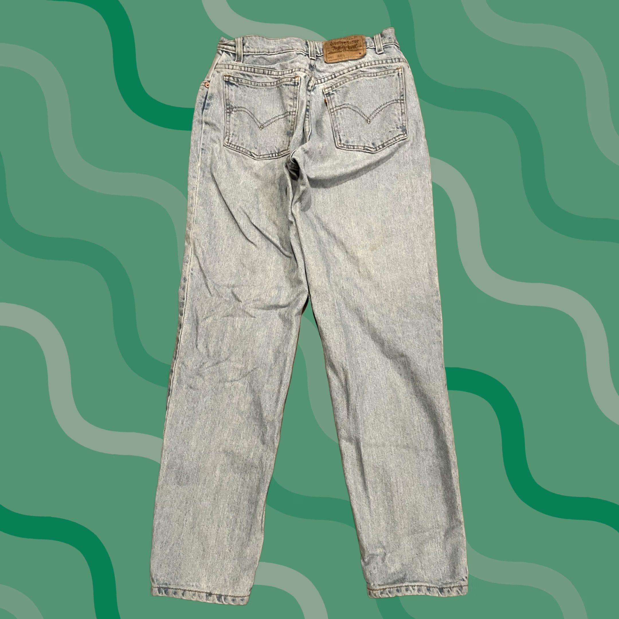 Levi's Levi'S Womens 15951 Jeans Size 10 Relaxed Fit Tapered Leg Orange Tab 28x29 (F521) - 90s Style Size 32" / US 10 / IT 46 - 1 Thumbnail
