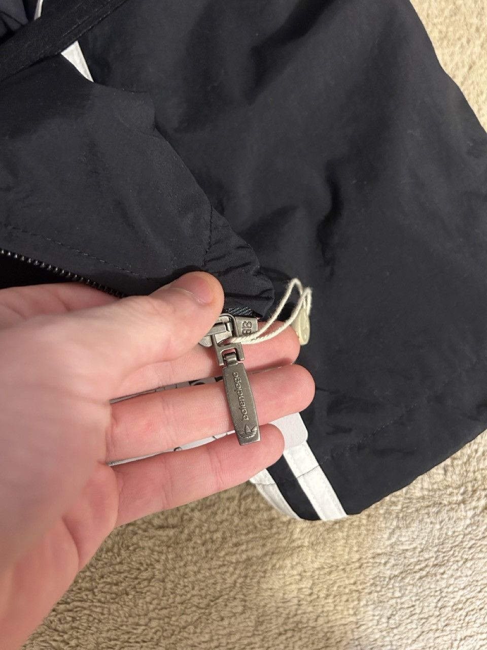 Adidas × Balenciaga Balenciaga x adidas Track Jacket – Black (Oversized) Size 40L - 13 Thumbnail