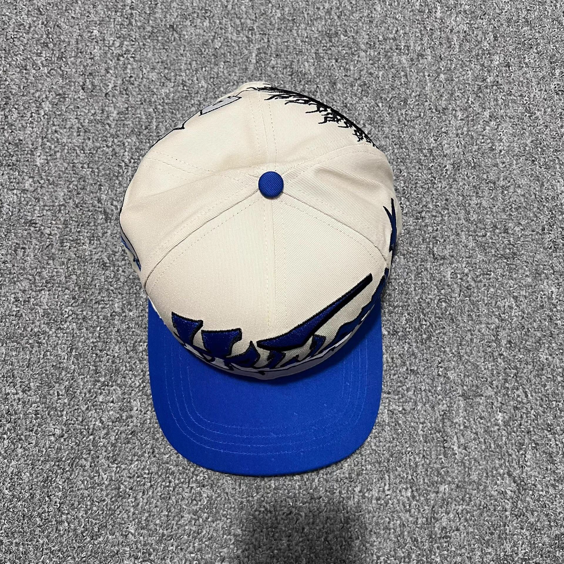 HELLSTAR Hellstar rhinestone embroidered curved brim baseball cap Q7 Size ONE SIZE - 2 Thumbnail